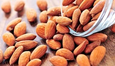 almond nuts to improve power